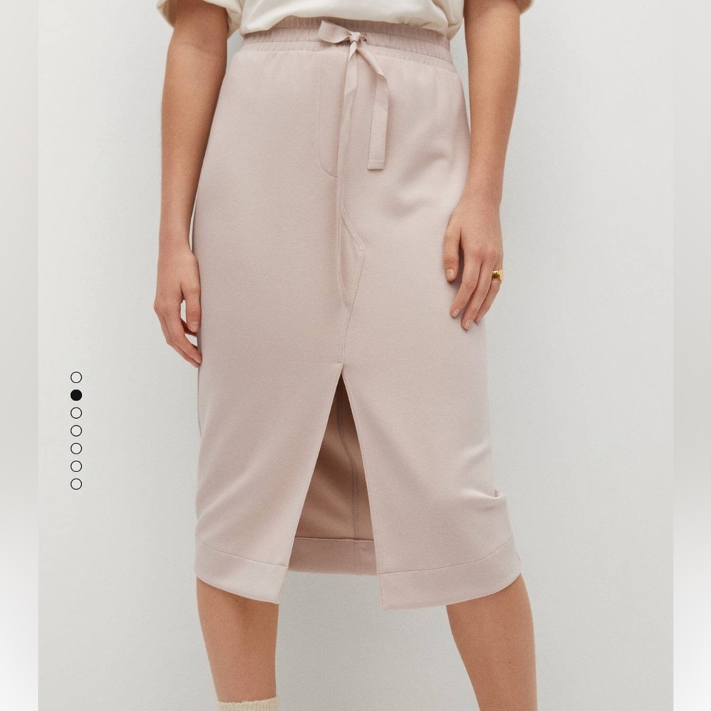 MANGO elastic waist skirt in Medium